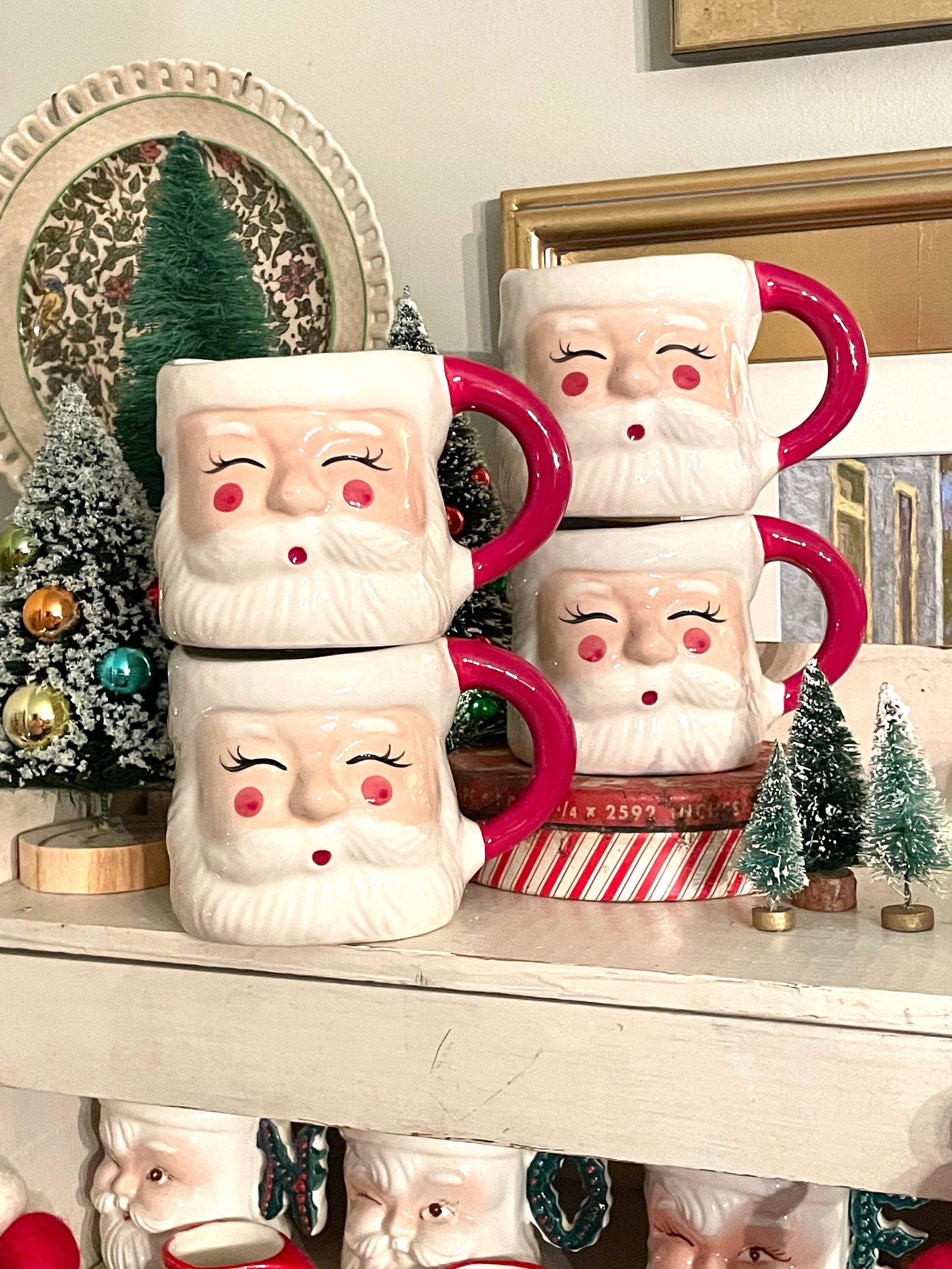 Yaomiao 24 Pcs Christmas Mug Set Christmas Plastic Holiday Cups Santa Claus  Snowman Mugs for Kids Ch…See more Yaomiao 24 Pcs Christmas Mug Set