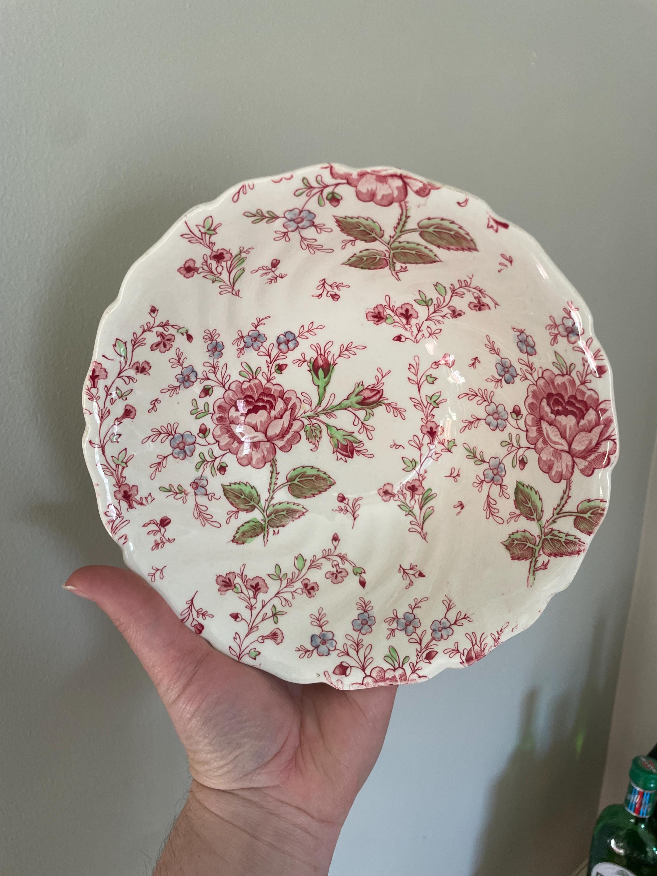 Johnson Brothers Blue Rose Chintz - Etsy