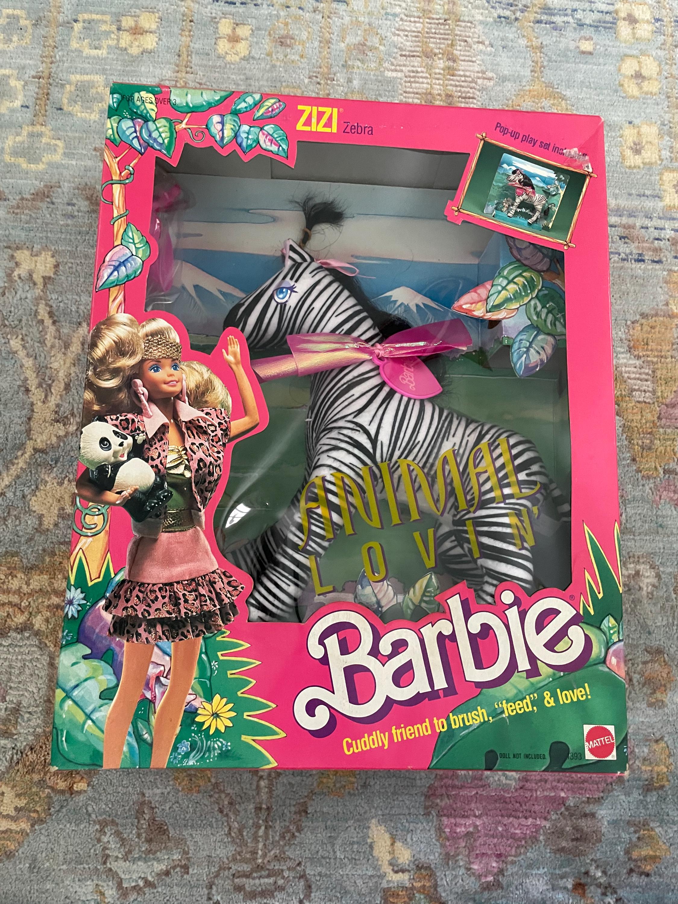 専用です☆当時物USAヴィンテージカード ベビー③⑩＆フラワー①＆アニマル⑧⑨ 1988 Animal Lovin Barbie Zizi Zebra-new in Package - Etsy
