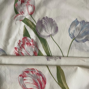 Cannon Fieldcrest Tulips sheets-full queen