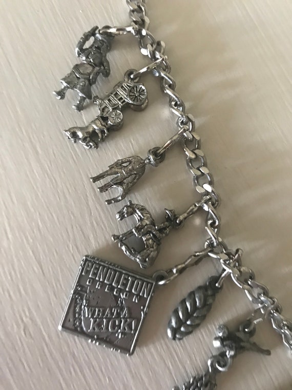 1950s Western themed charm bracelet-Pendleton - image 2