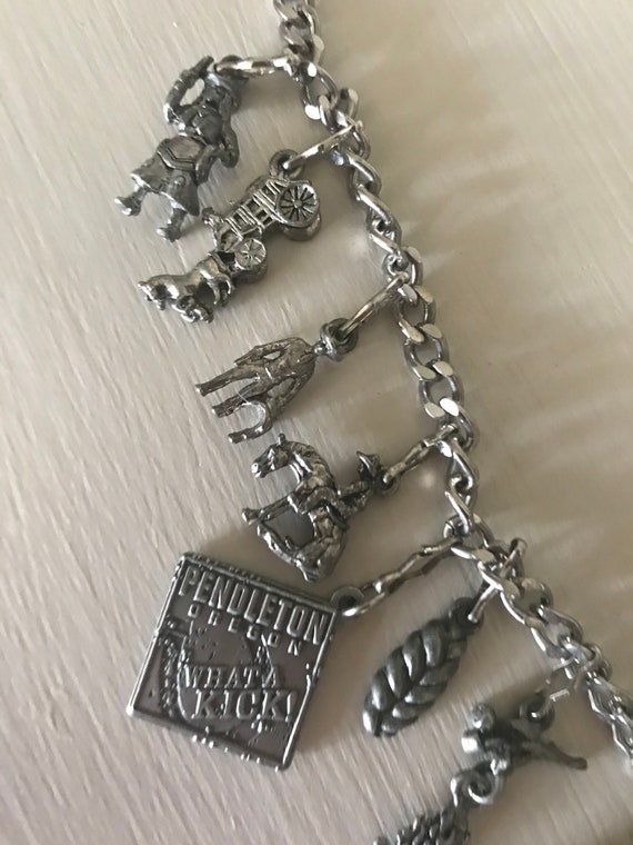 1950s Western themed charm bracelet-Pendleton - image 6