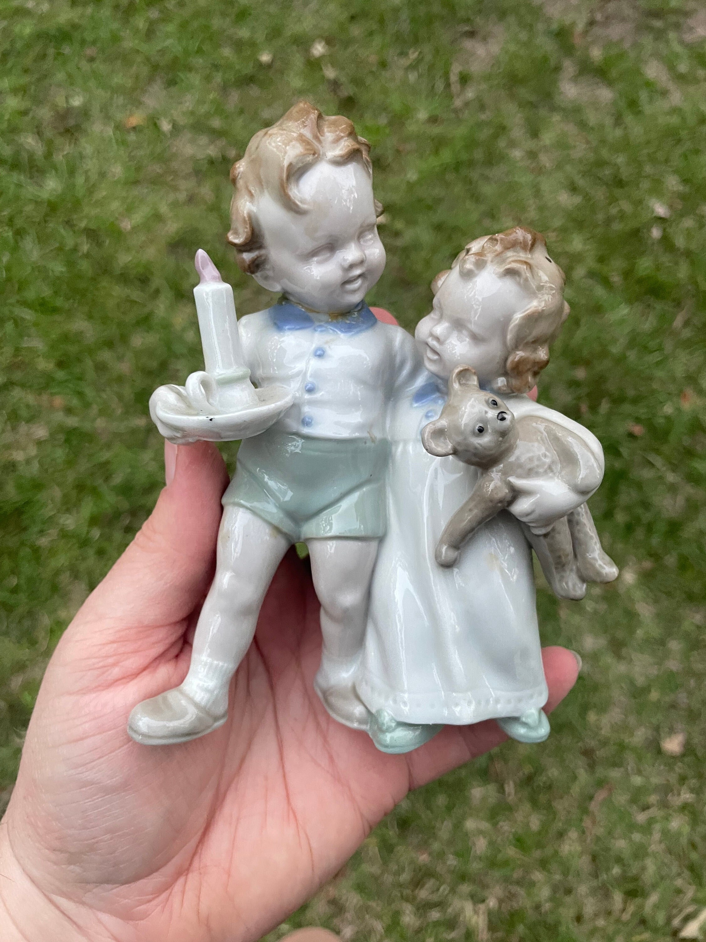 Wallendorf Porcelain ドイツ製 男女 子供 フィギュリン Wallendorf W 1764 - Etsy