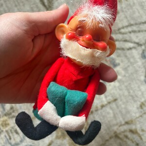 Vintage knee hugger pixie elf ornament-bearded elf