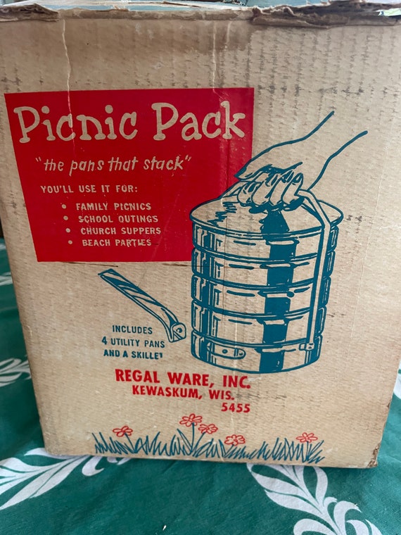 1960s Regal Ware aluminum Picnic Pack Gem