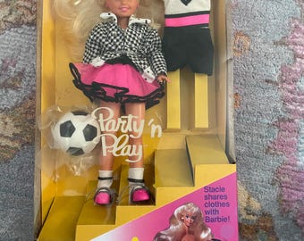 Poupée Barbie Wee 3 Fiends Rousse Vintage - Avec Accessoires - Ancienne Mattel - Occasion Très Bon état