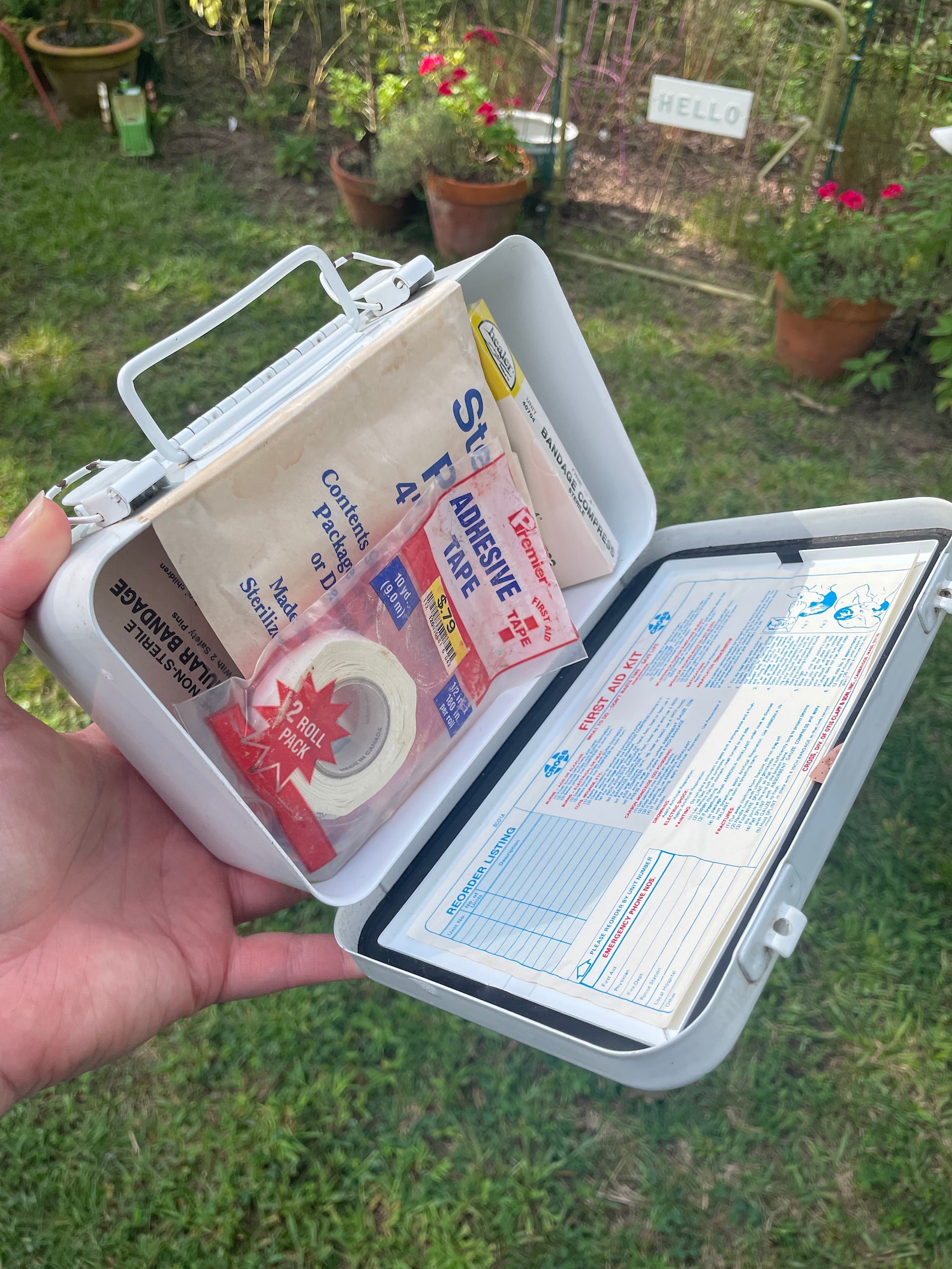 Vintage School Bus First Aid Kitcobb County Etsy