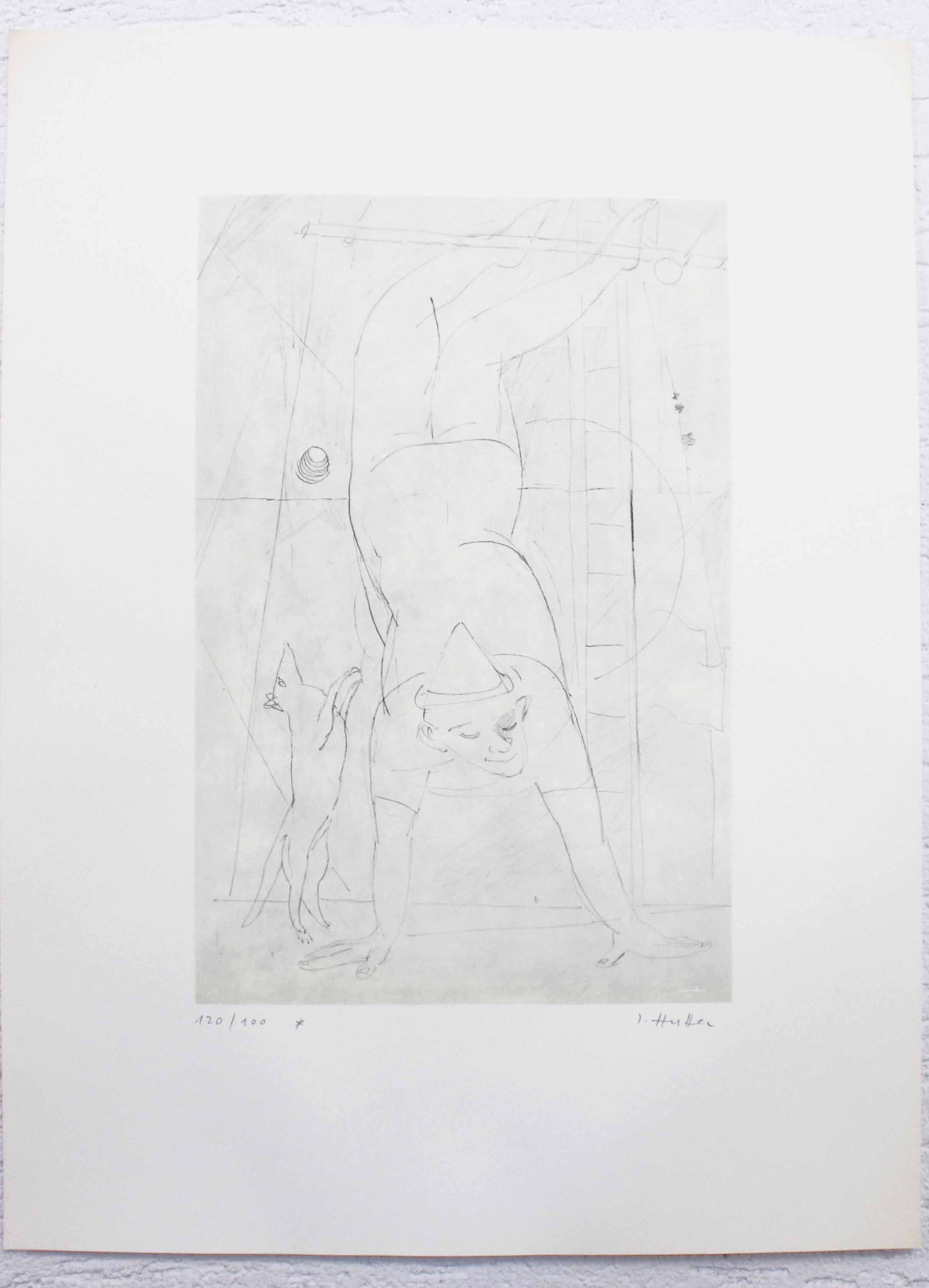 Photolithographie de Josef Hutter Clown