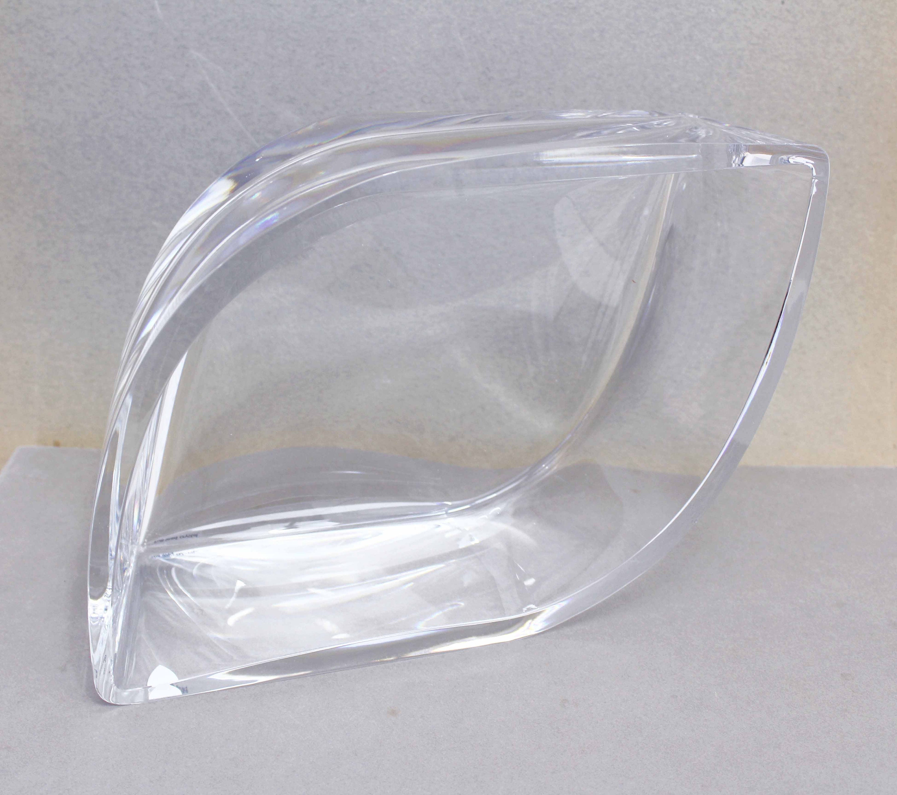 オレフォスクリスタルボウル 2個セット 1970年代 ガラス製花型ボウル オレフォスクリスタルボウル 2個セット 1970年代 ガラス製花型