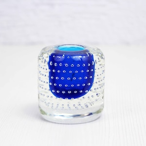 Elegant Murano 70&#39; glass candlestick