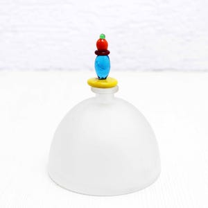 Memphis Murano glass perfume bottle from the 80s