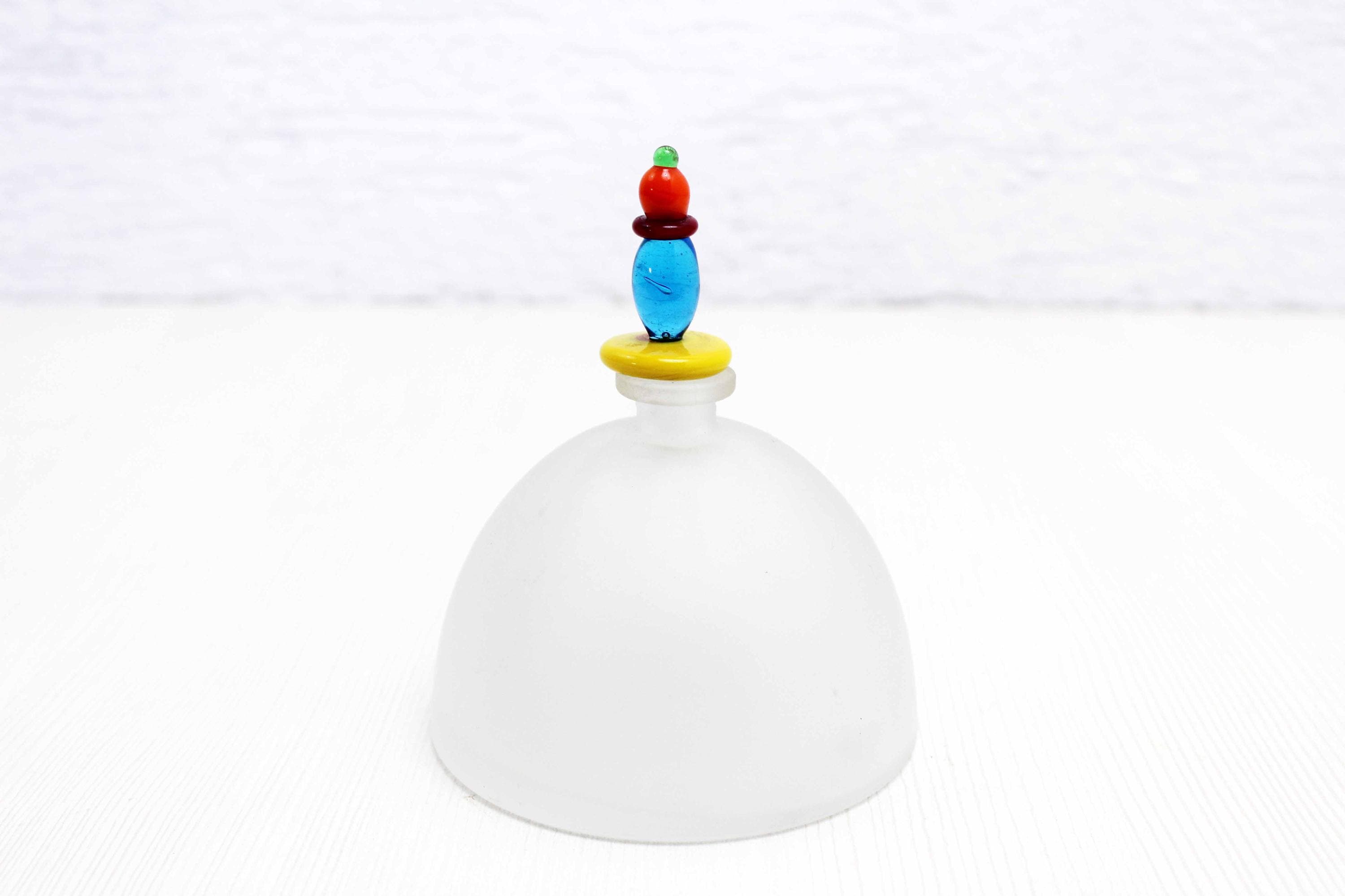 Memphis Murano Glass Perfume Bottle From The 80S