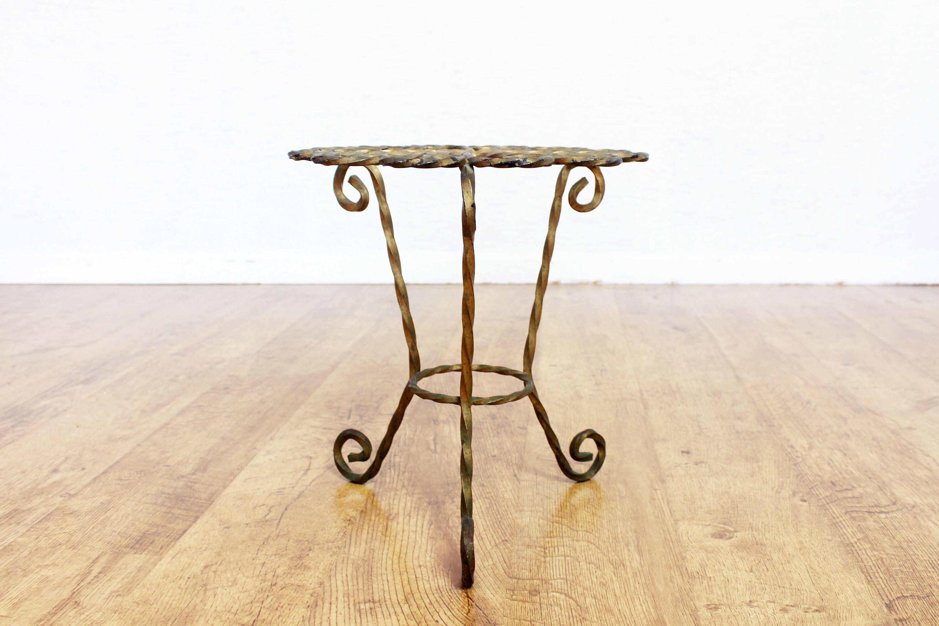 Porte Plante en Fer Forgé Années 60