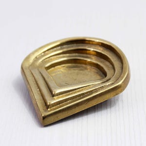 Incense holder or candle holder in brass or bronze from the 60s