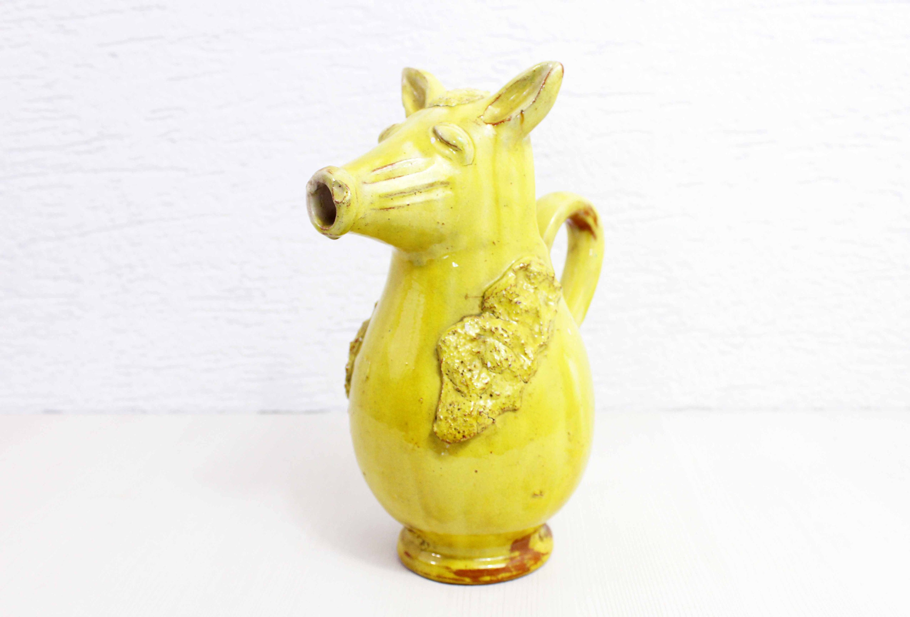 Pichet à Absinthe Zoomorphe en Céramique Mid Century