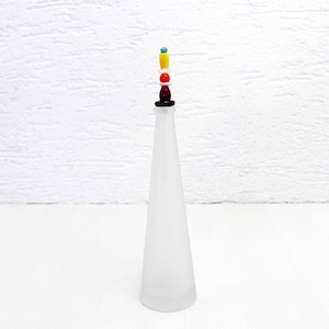 Memphis Murano glass perfume bottle from the 80s
