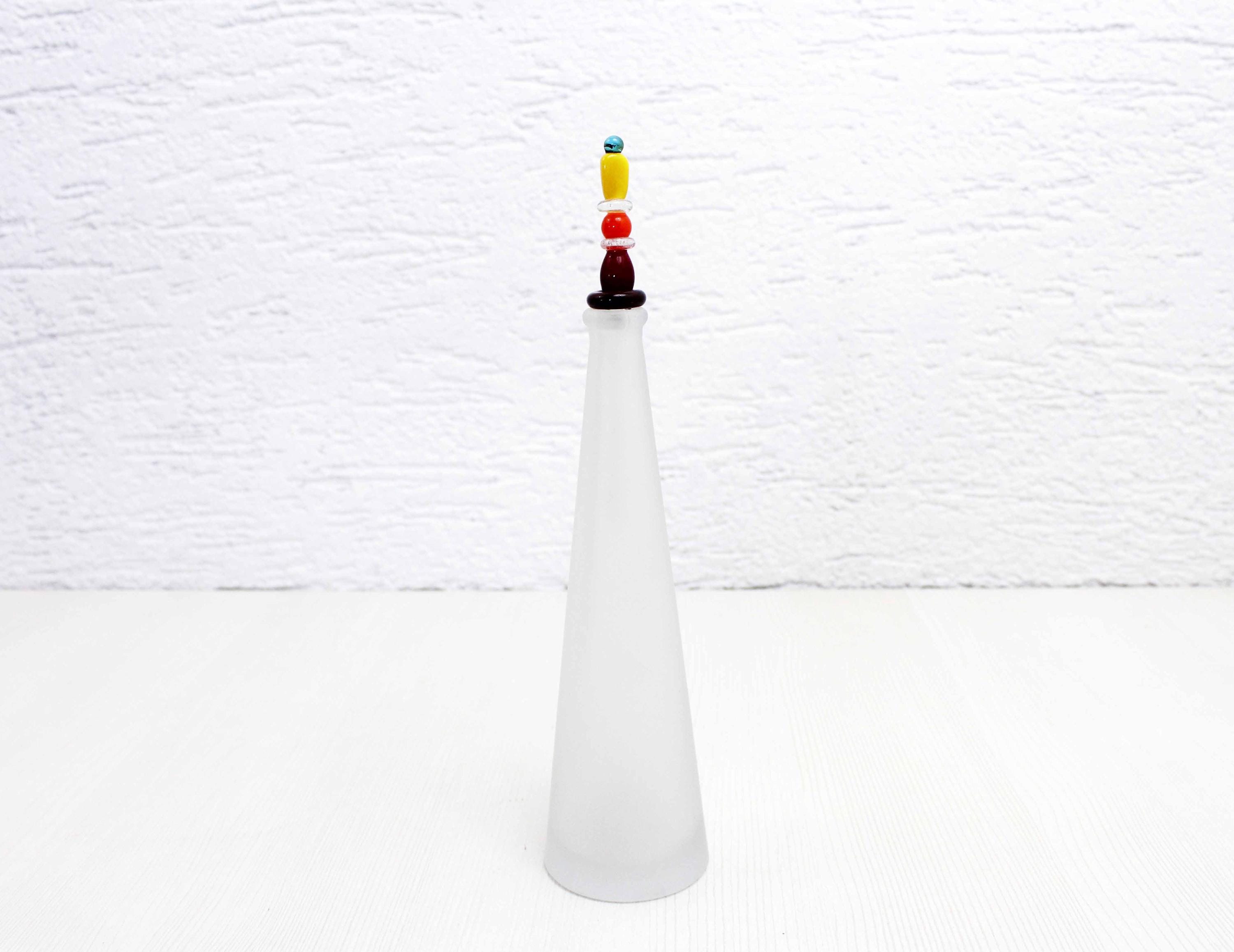 Memphis Murano Glass Perfume Bottle From The 80S