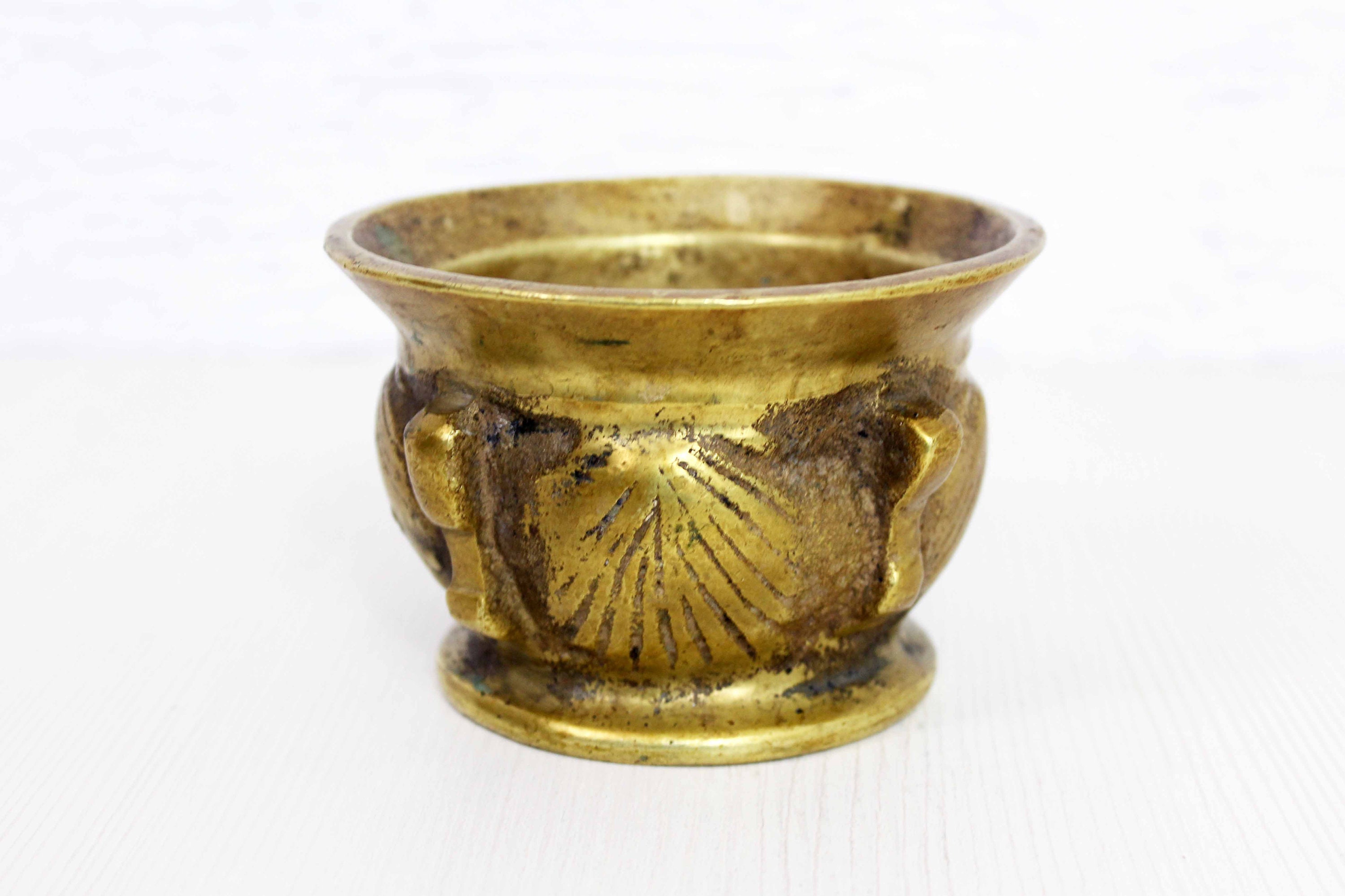 Mortier en Bronze Début Xxeme