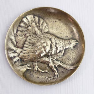 Pheasant Bronze cup of Berndorf