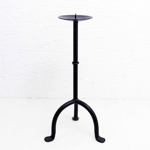 Brutalist Iron Candle Holder, 1960s