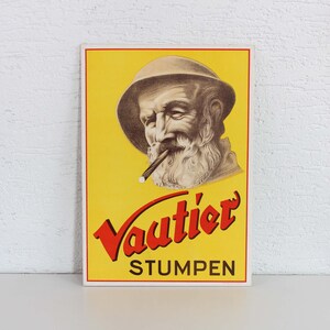 Antiguo cartel publicitario de Vautier.
