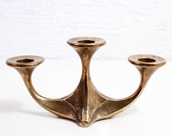 Brutalist Harjes candlestick from the 60s