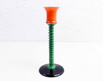 Pretty colorful 80s Memphis style candle holder