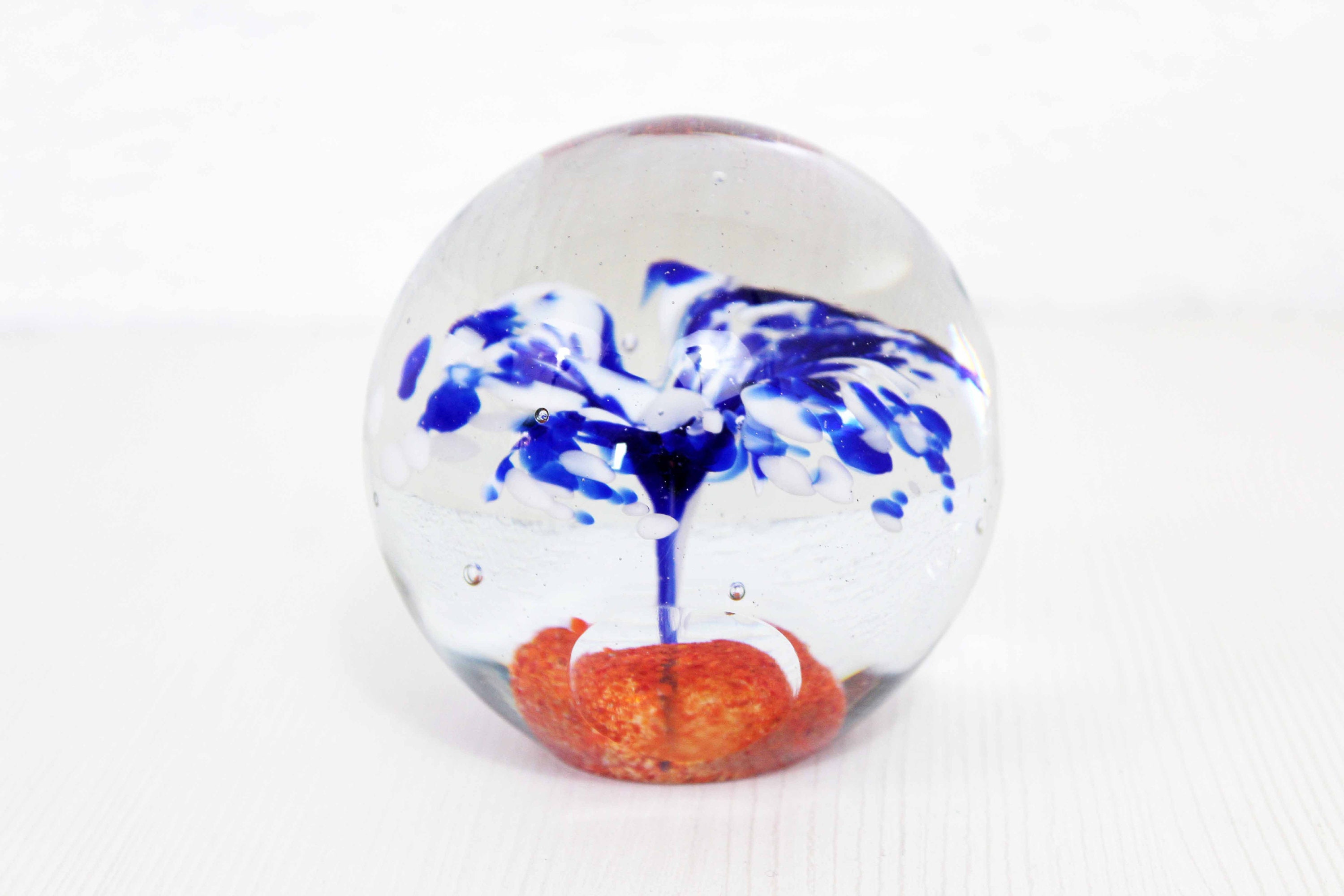 Presse Papier Sulfure en Verre