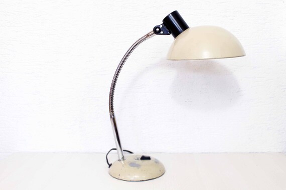 vintage metal desk lamp