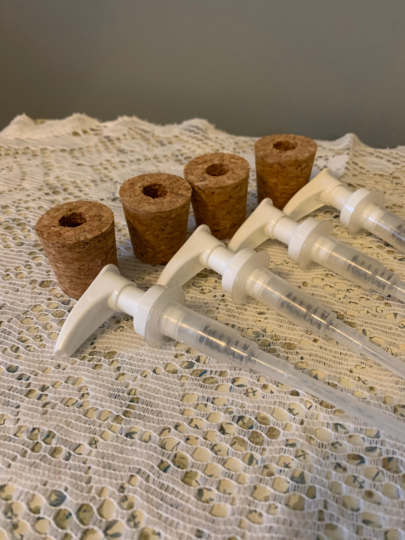 Soap Pump Dispenser With Cork Stopper Soap Lotion Dispenser Etsy