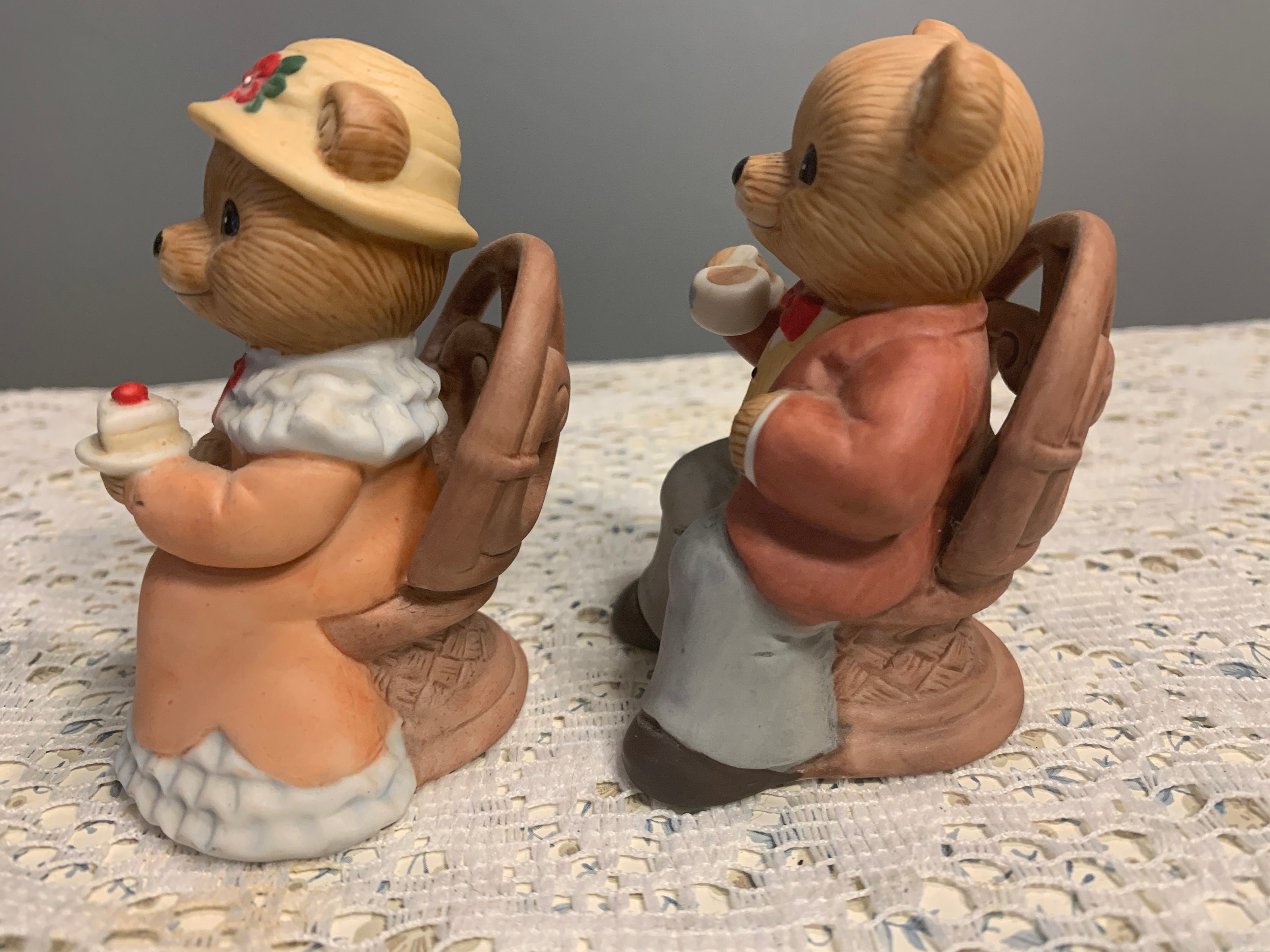 スーパーセール タイムセール 時間 Home Vintage & Figurines Bear Time Tea Porcelain Gardens その他