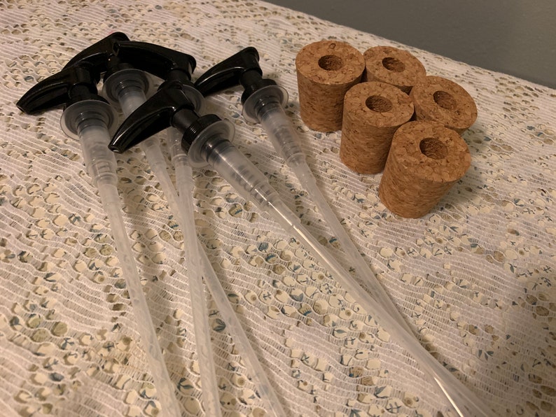 Soap Pump Dispenser With Cork Stopper Soap Lotion Dispenser Etsy