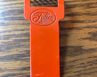 Vintage Red Fuller Brush Metal Rake Brush Cleaner, 4 inch, Collectable