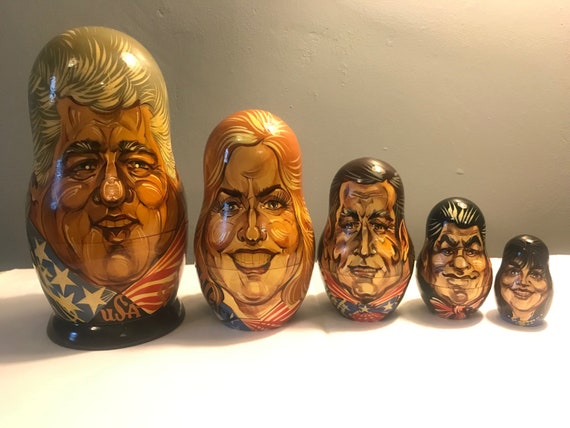 bill clinton nesting dolls