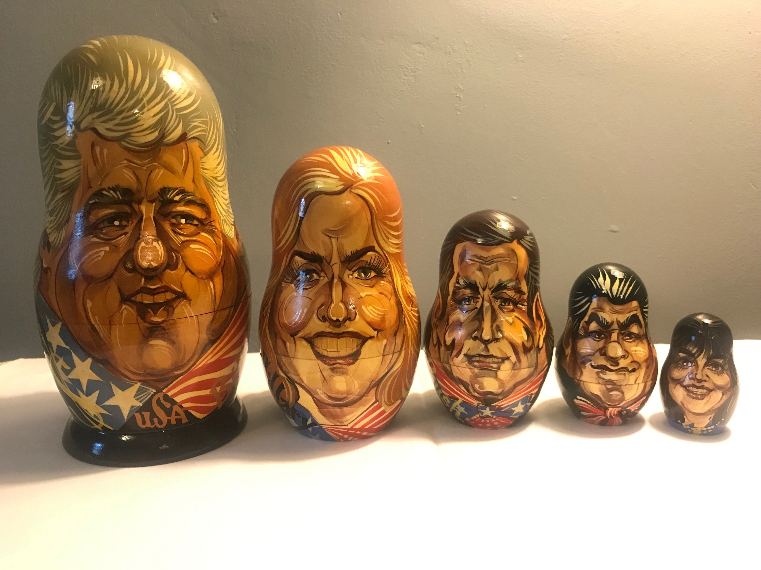 bill clinton nesting dolls