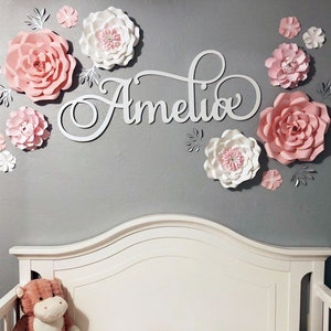 Nursery Name Sign - Personalized Wood Name Cutout - Wood Name - Wood Name Sign - Custom Wood Cutouts
