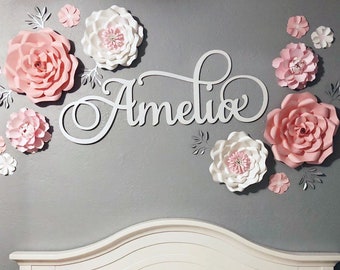 Nursery Name Sign - Personalized Wood Name Cutout - Wood Name - Wood Name Sign - Custom Wood Cutouts