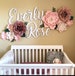 Cutout Name Signs - Two Names - girly happy nursery decor 