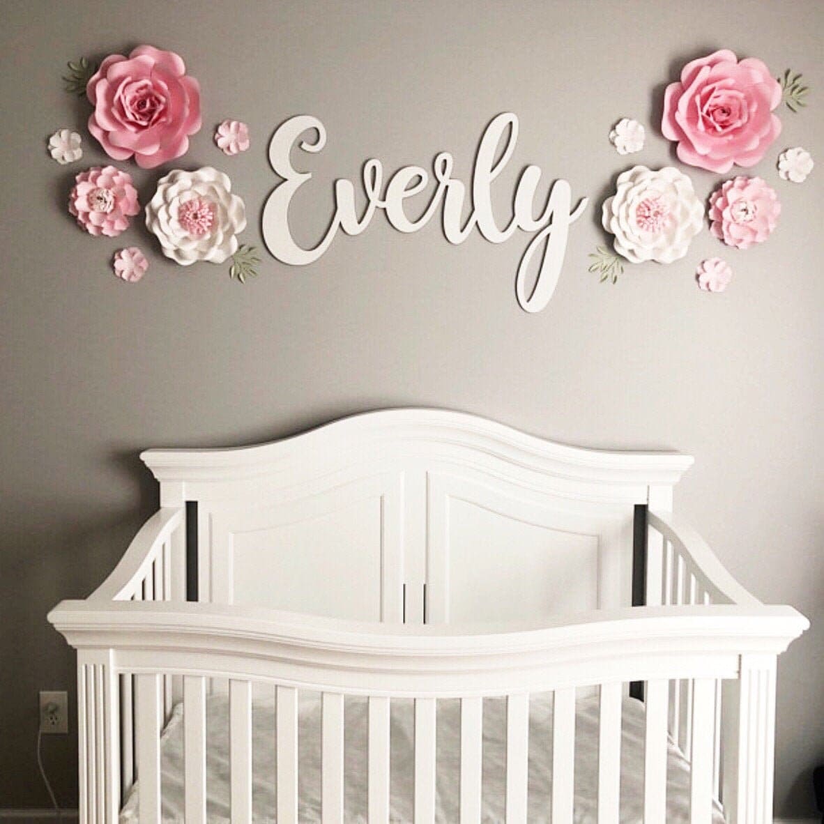 Nursery Name Sign - Wood Name Cutout - Wood Name - Wood Name Sign - C…