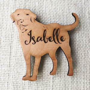 Labrador Retriever Magnet - Personalized Dog Magnet - Custom Dog Ornament - Gift for Dog Lover - Loss of Dog Gift - Lab Dog Memorial Gift