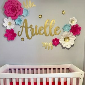 Nursery Name Sign - Wood Name Cutout - Wood Name - Wood Name Sign - Custom Wood Cutouts