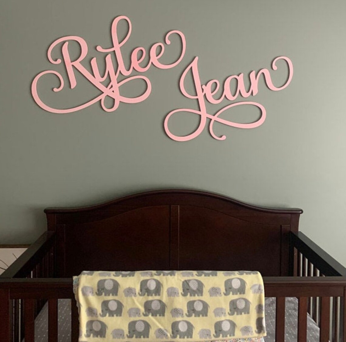Custom Name Sign First & Middle Name. Personalized Name Sign - Etsy