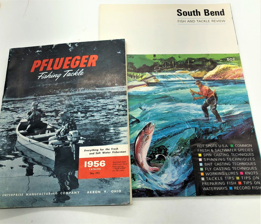Two Vintage Fishing Catalogs Etsy