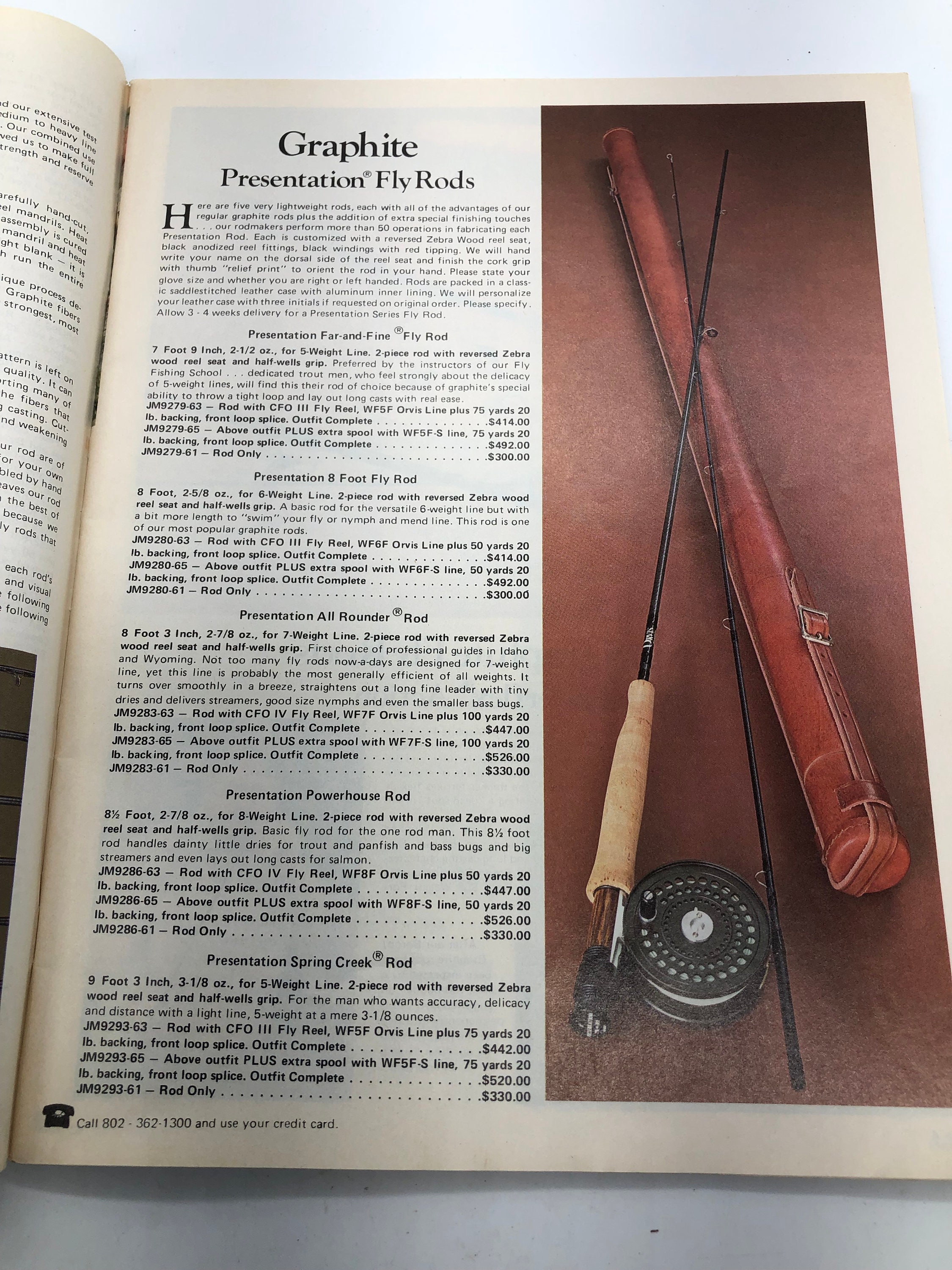 1982 Orvis Fishing Catalog Etsy