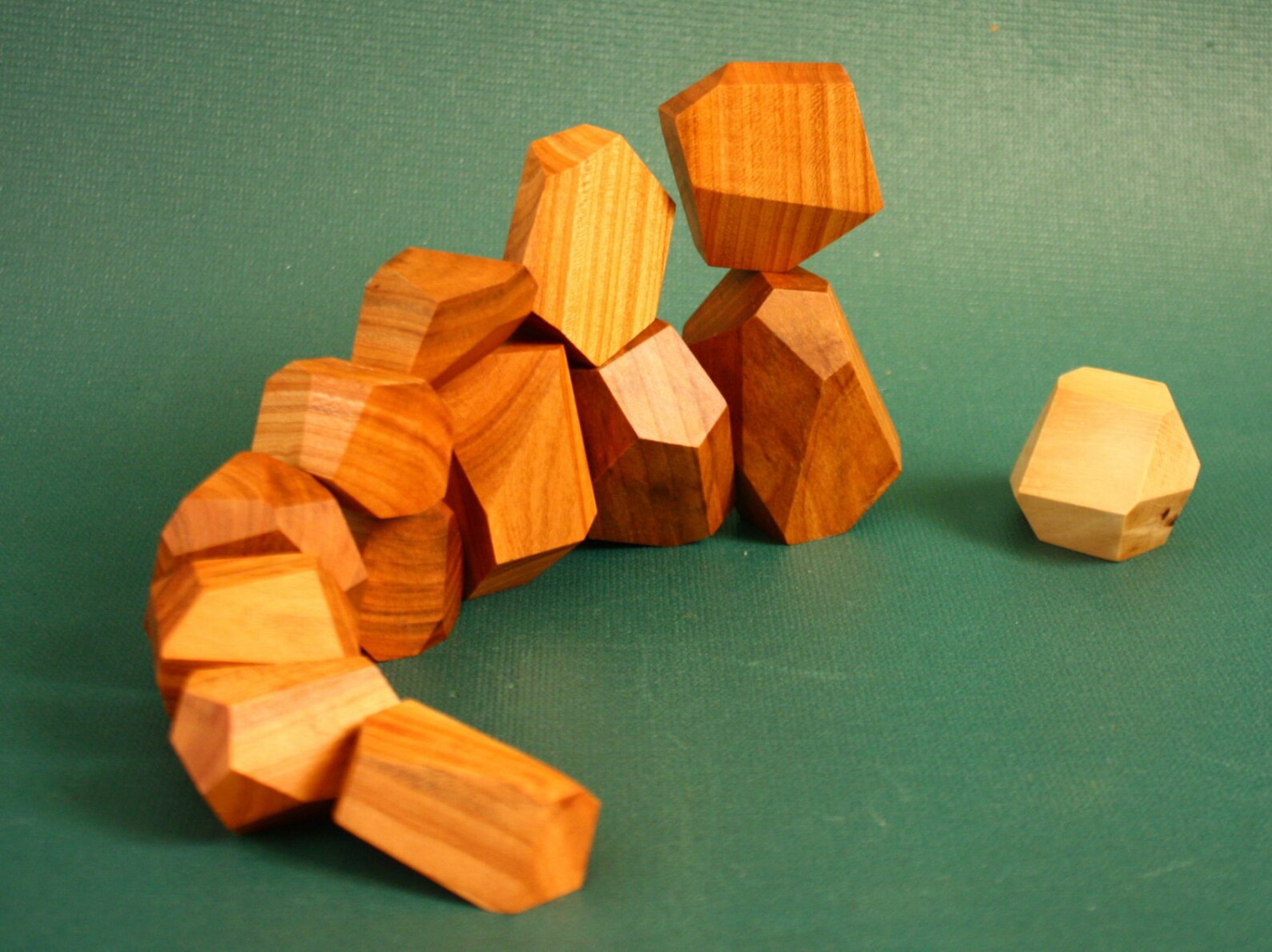 Cherry blossom/ wooden blocks Etsy