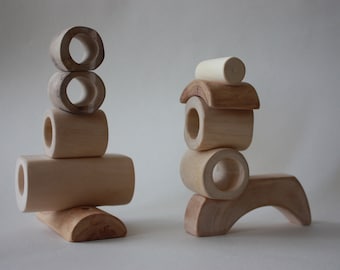 Wooden blocks“Forest building kit”/wood  construction set