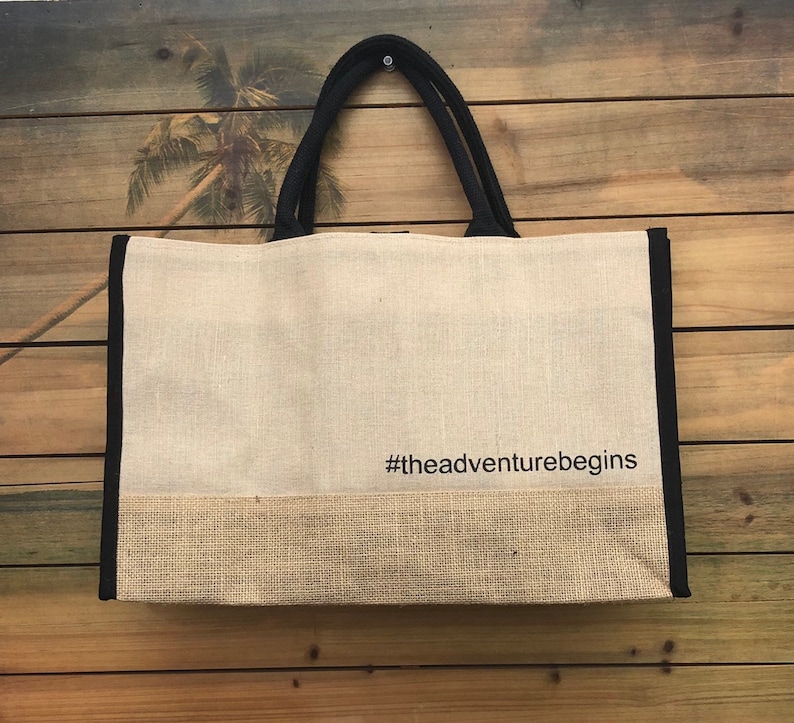 Custom Printed Jute Burlap Tote Bags Fancy Customized Jute Etsy