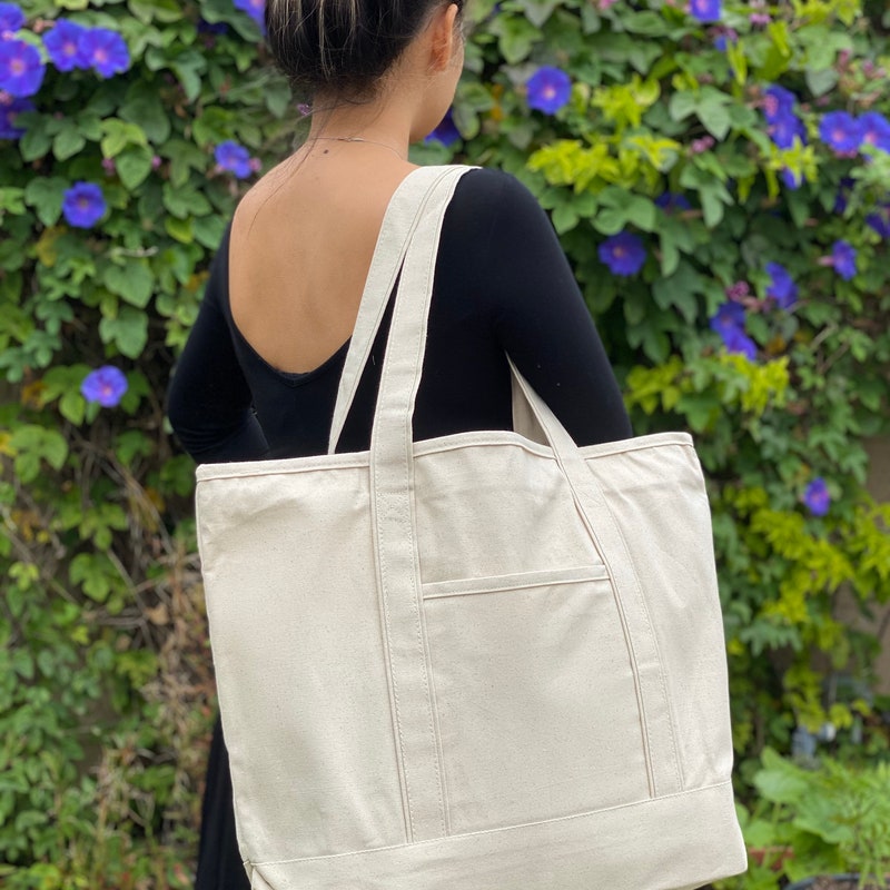 Oversized Canvas Tote Bag