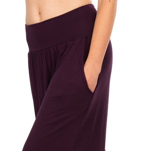 Solid Color Wide Leg Pants w/ pockets - 2368U
