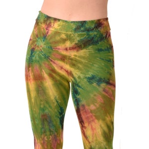 Tie Dye Leggings: Bohemian Hippie Yoga Pants